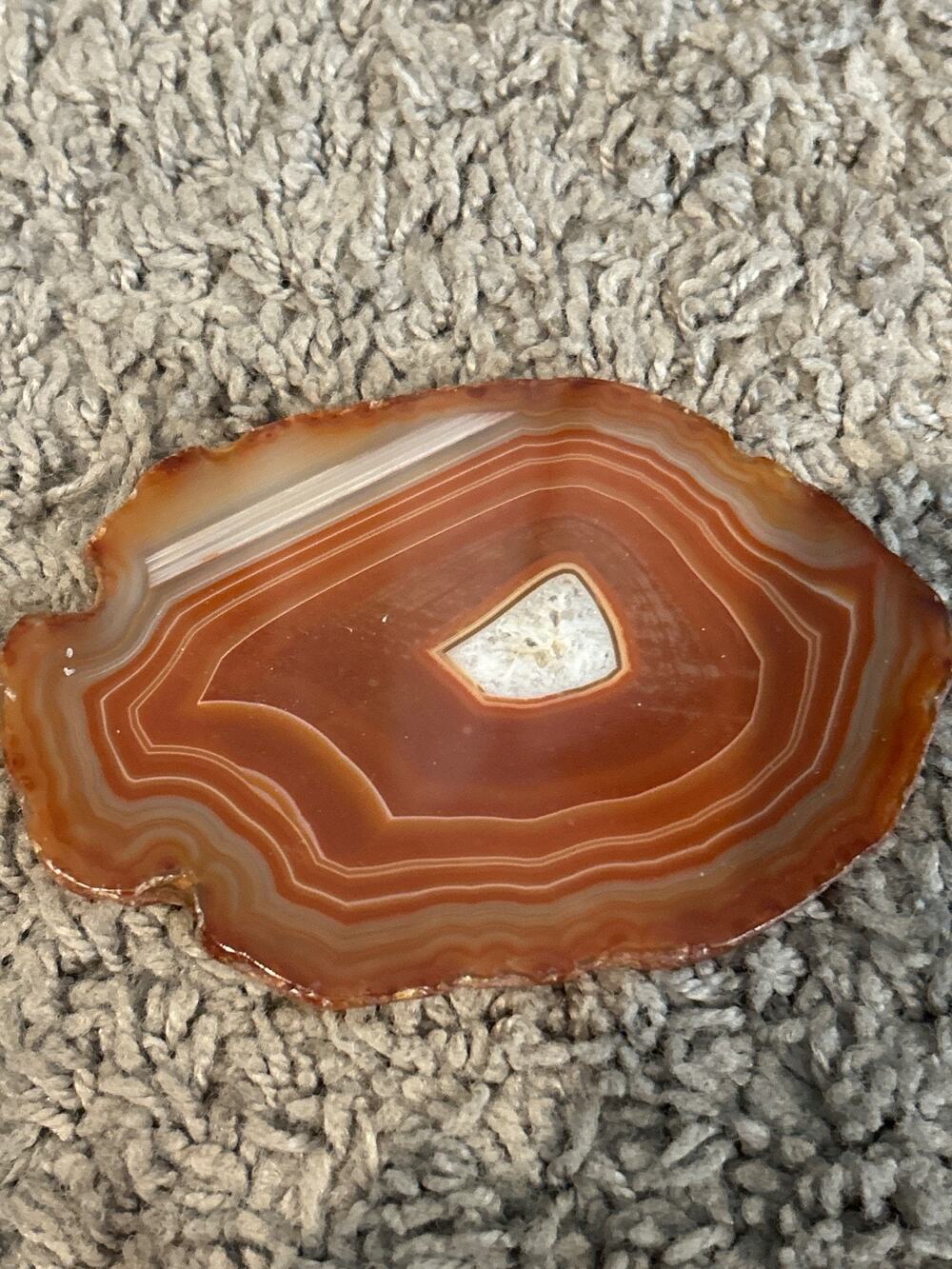 Sliced Agate in brown tones